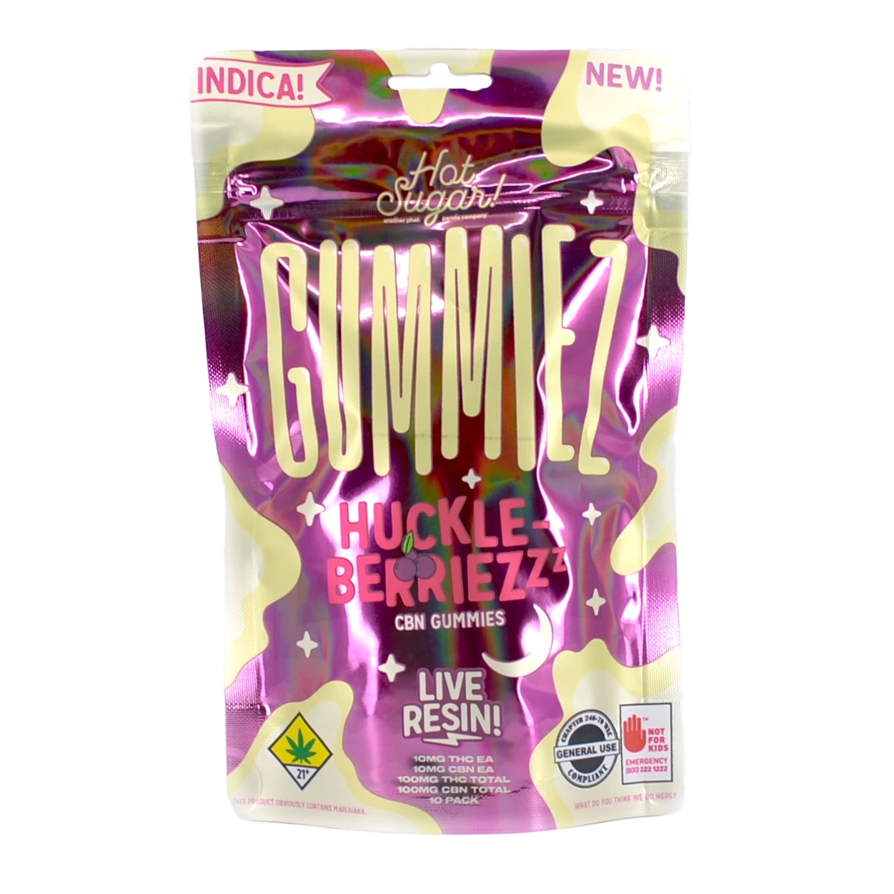 Huckleberry 10pk Cbn/100mg Thc