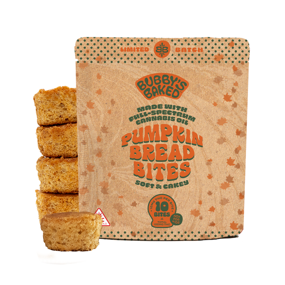 Pumpkin Bread Bites [10pk] (100mg)