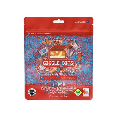Giggle Bits [10pk] (100mg CBD/100mg CBG/100mg THC)