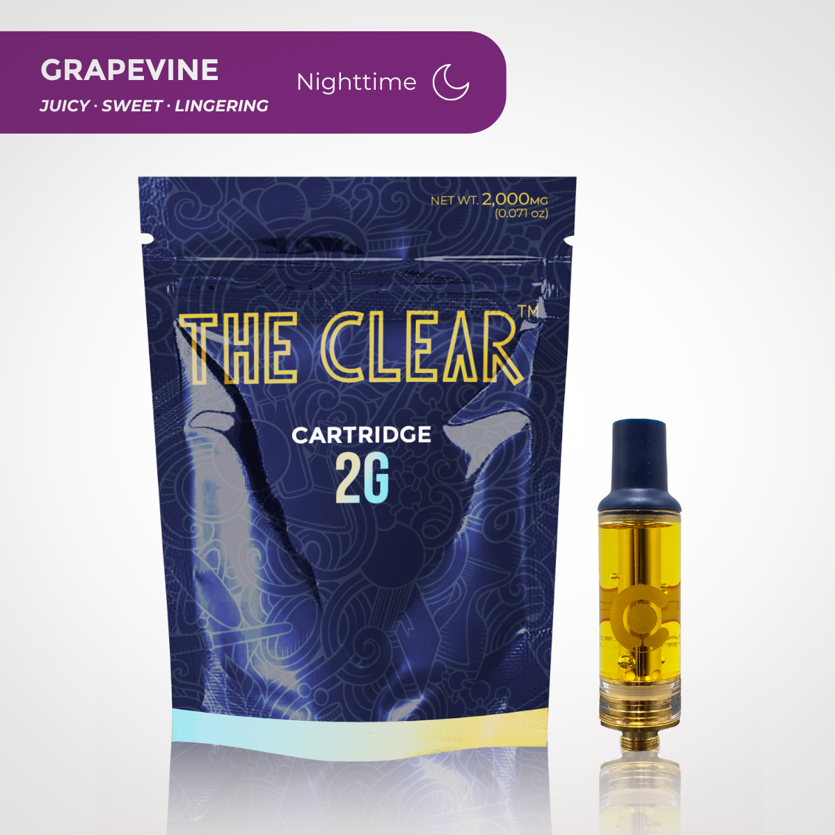 The Clear Original Cartridge 2000mg | Grapevine