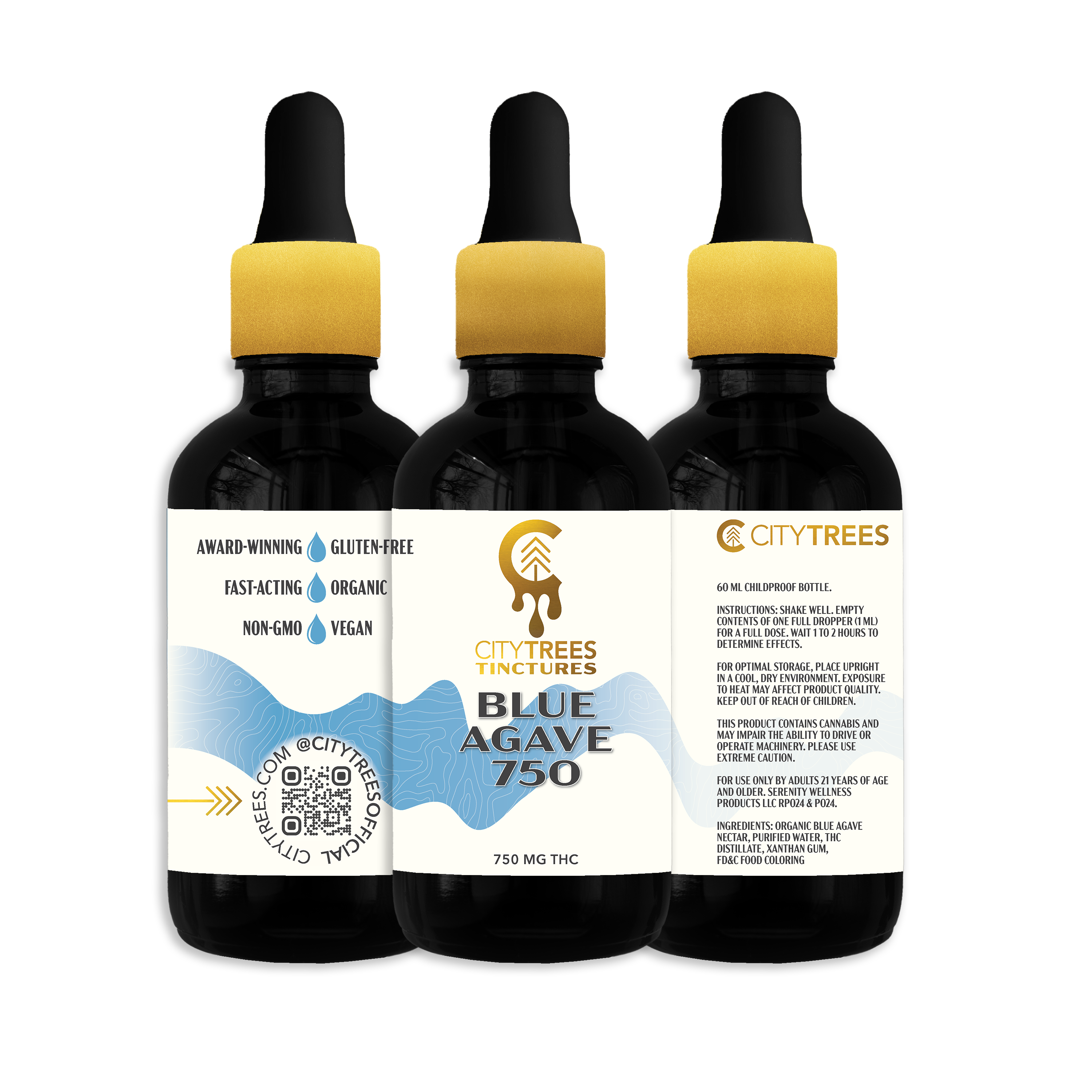 Blue Agave Full THC (750mg)