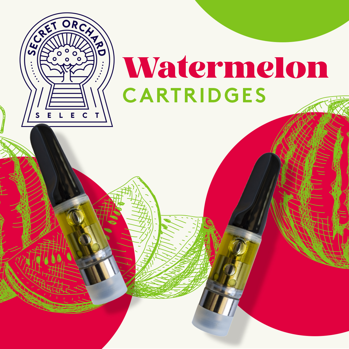 Watermelon Secret Orchard Cartridge Jane