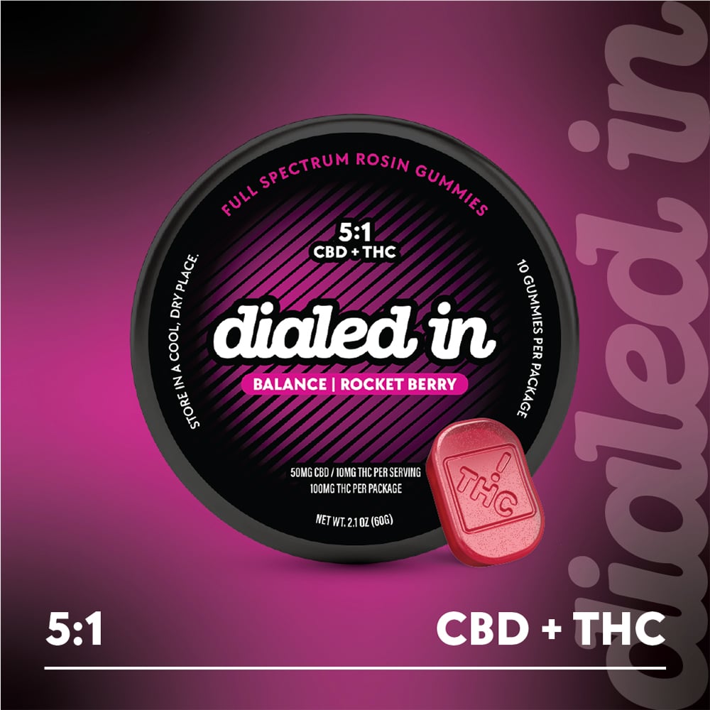 100mg - Rocket Berry 5:1 - Rosin Gummies (10pk)