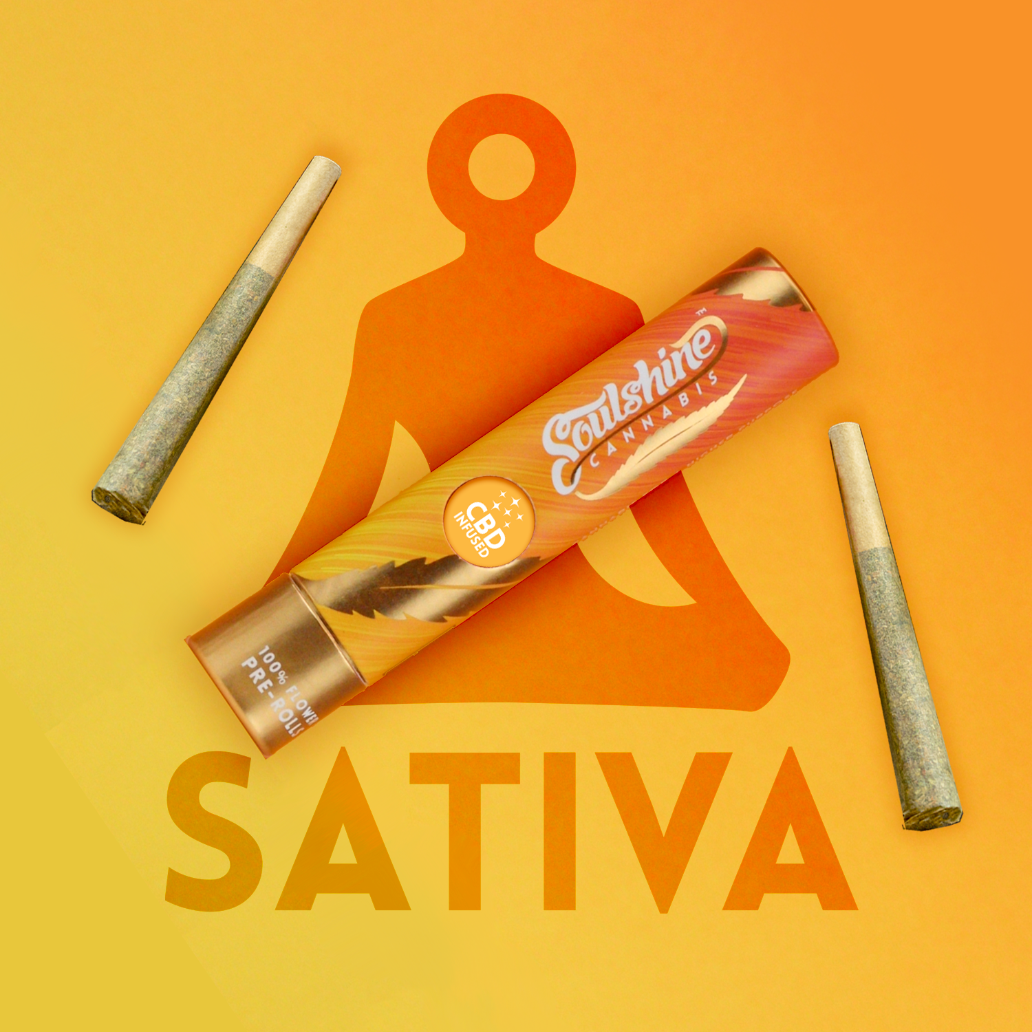 Mojito CBD Infused Pre-Rolls [.5g x2]