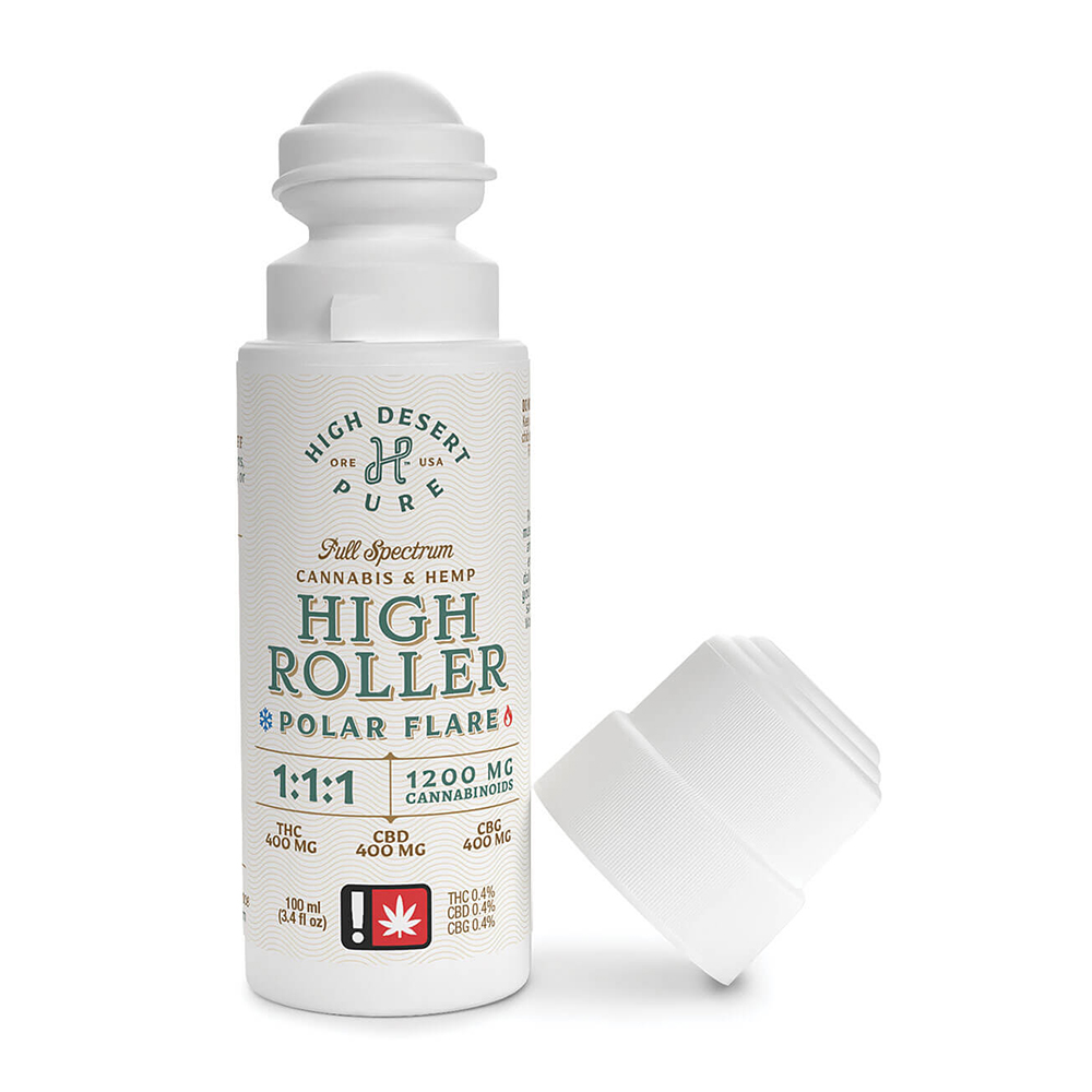 1:1:1 High Roller Polar Flare [3.4 fl oz] (400mg THC/400mg CBD/400mg CBG)