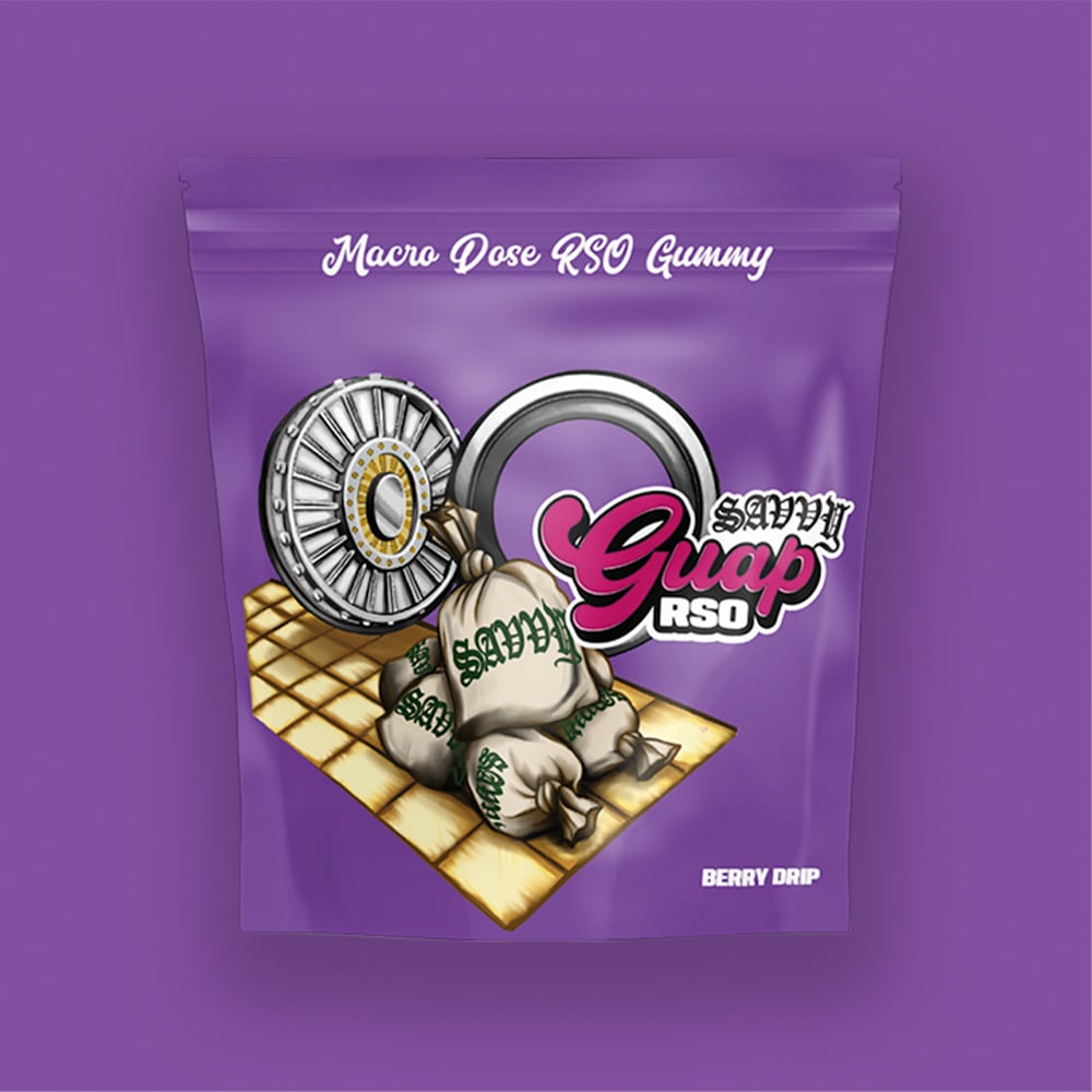 Savvy - Berry Drip (I) Guap RSO Gummies (4.68mg 10pk) C0020026902