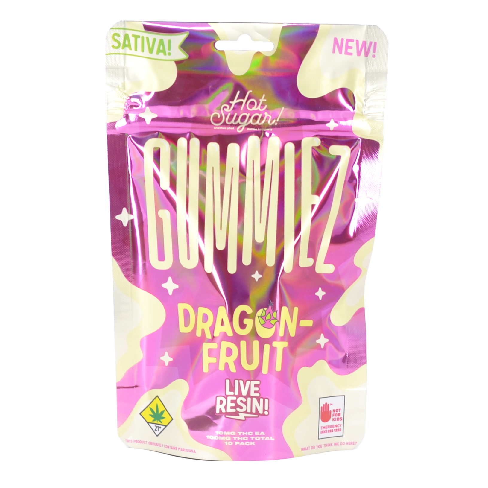 Dragon Fruit - Sativa [10pk] (100mg)