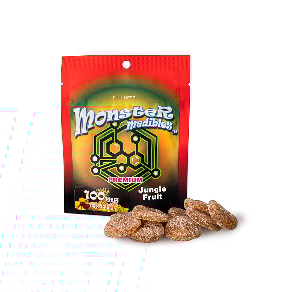 Jungle Fruit [10pk] (200mg) Monster Xtracts Gummies Jane