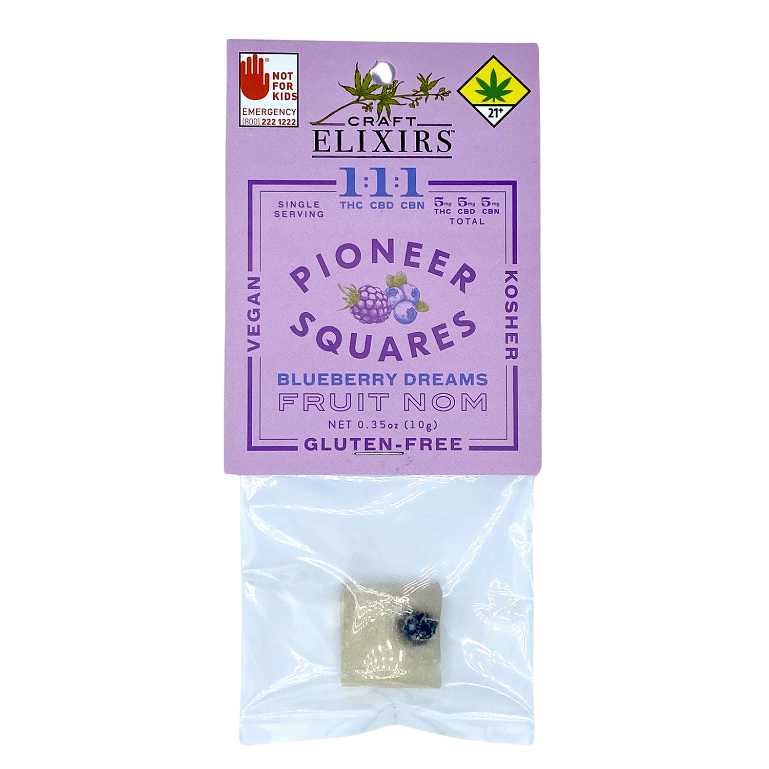 1:1:1 Gummies Blueberry Dreams [Single]