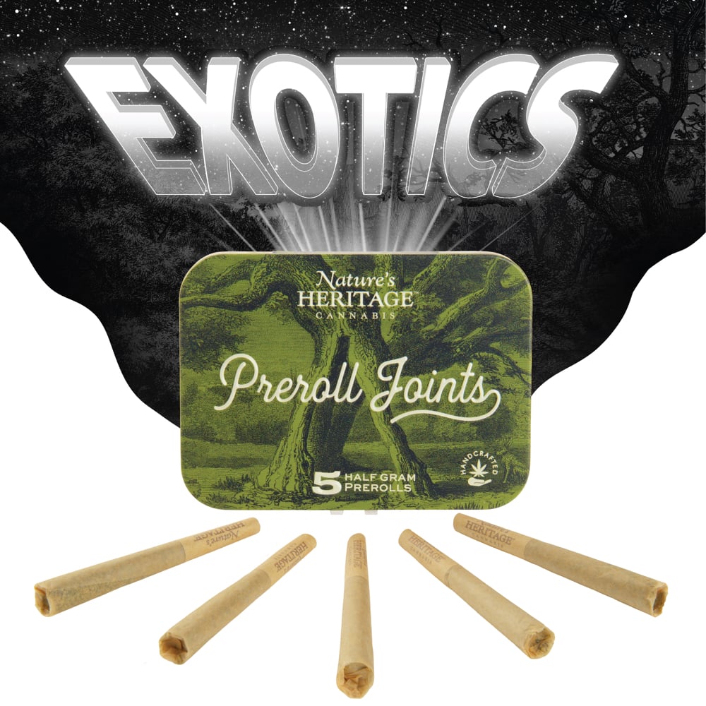 NATURE'S HERITAGE - BLUEBERRY - PREROLL - [2.5G] - 5PK - INDICA