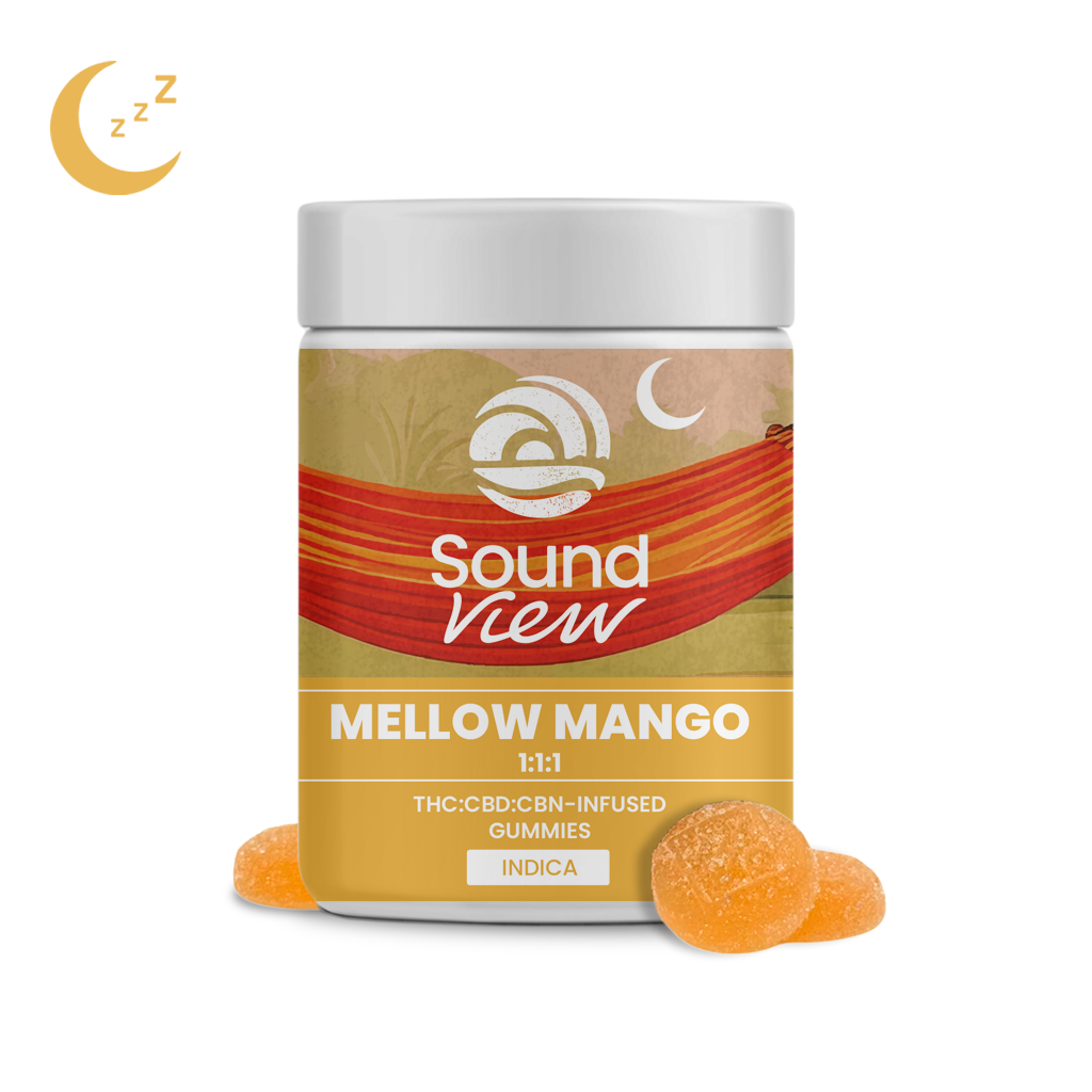 SoundView - Mellow Mango (I) Gummies (4.8mg THC 5.06mg CBD 4.97mg CBN 20pk) C0080000231