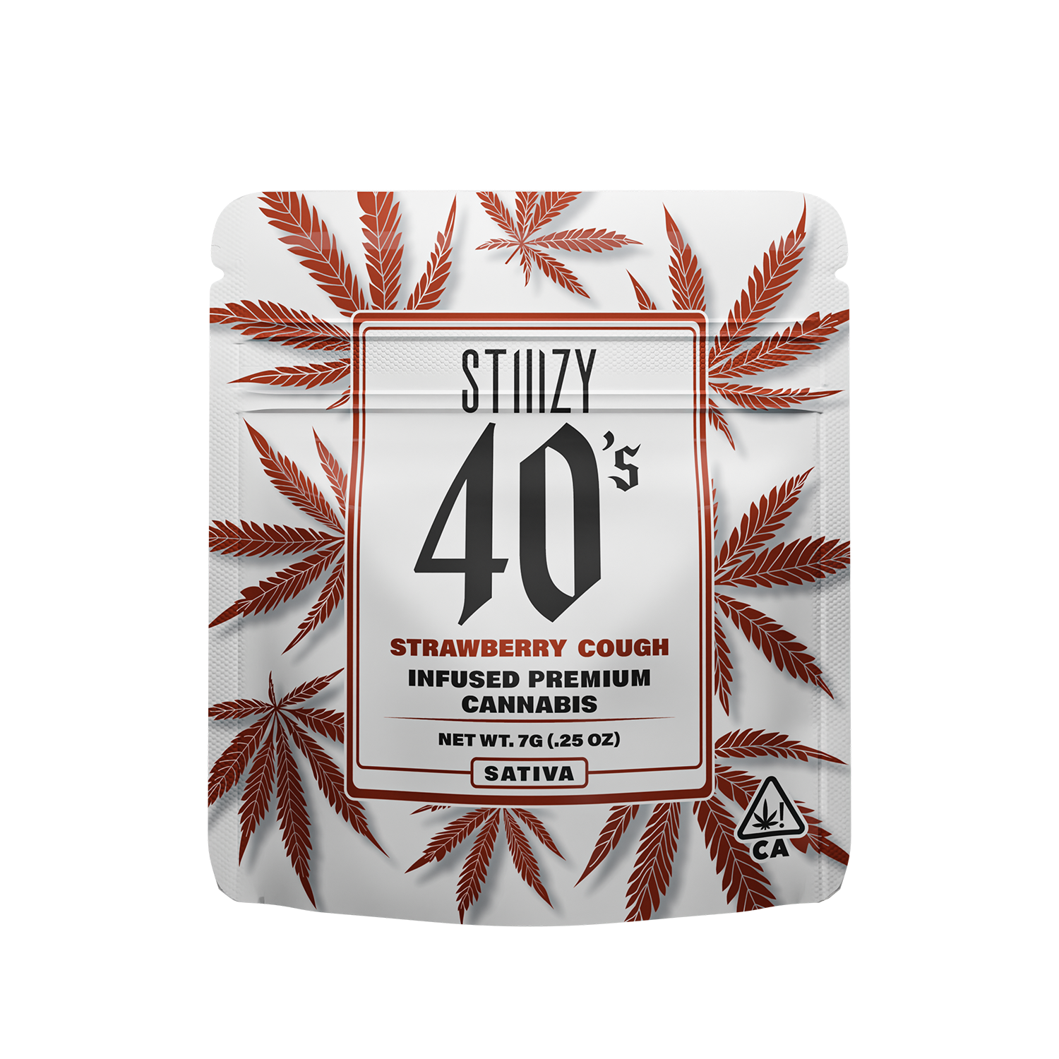 STRAWBERRY COUGH 40's INFUSED MYLAR 7G