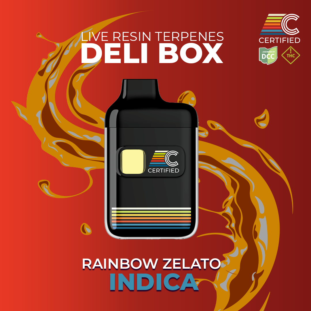 CULTIVATORS - RAINBOW ZELATO - LRT DELIBOX DISPOSABLE - [1G] - INDICA