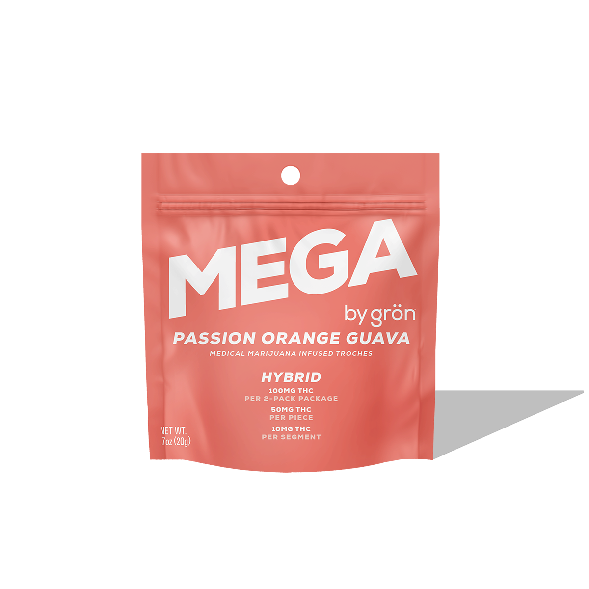 Shop Passion Orange Guava [2pk] (50mg THC/troche) | Organic
