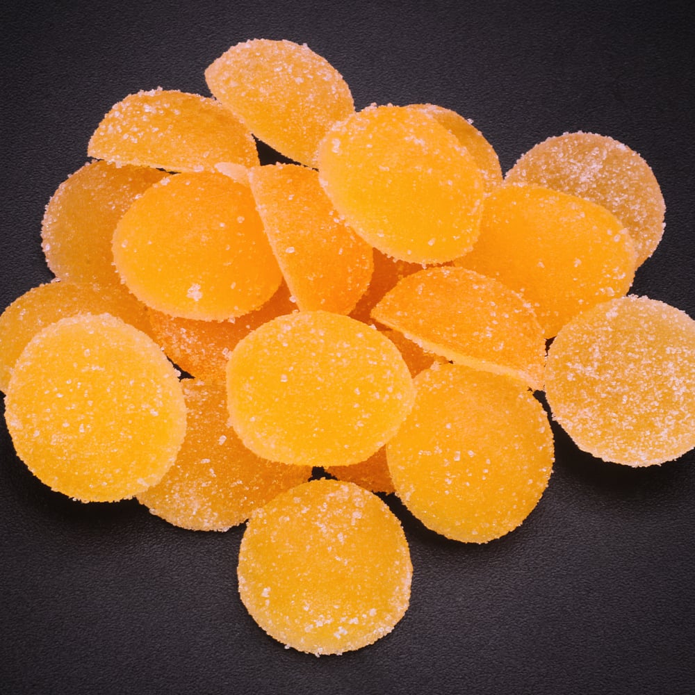 (20pk) 5mg Peach Mango Fruit Chews - Sativa
