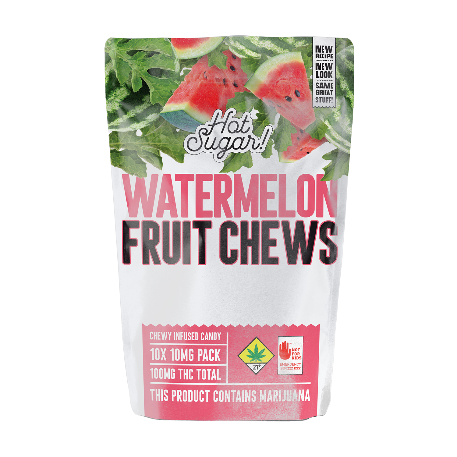 Watermelon Fruit Drops 100mg 10-pack