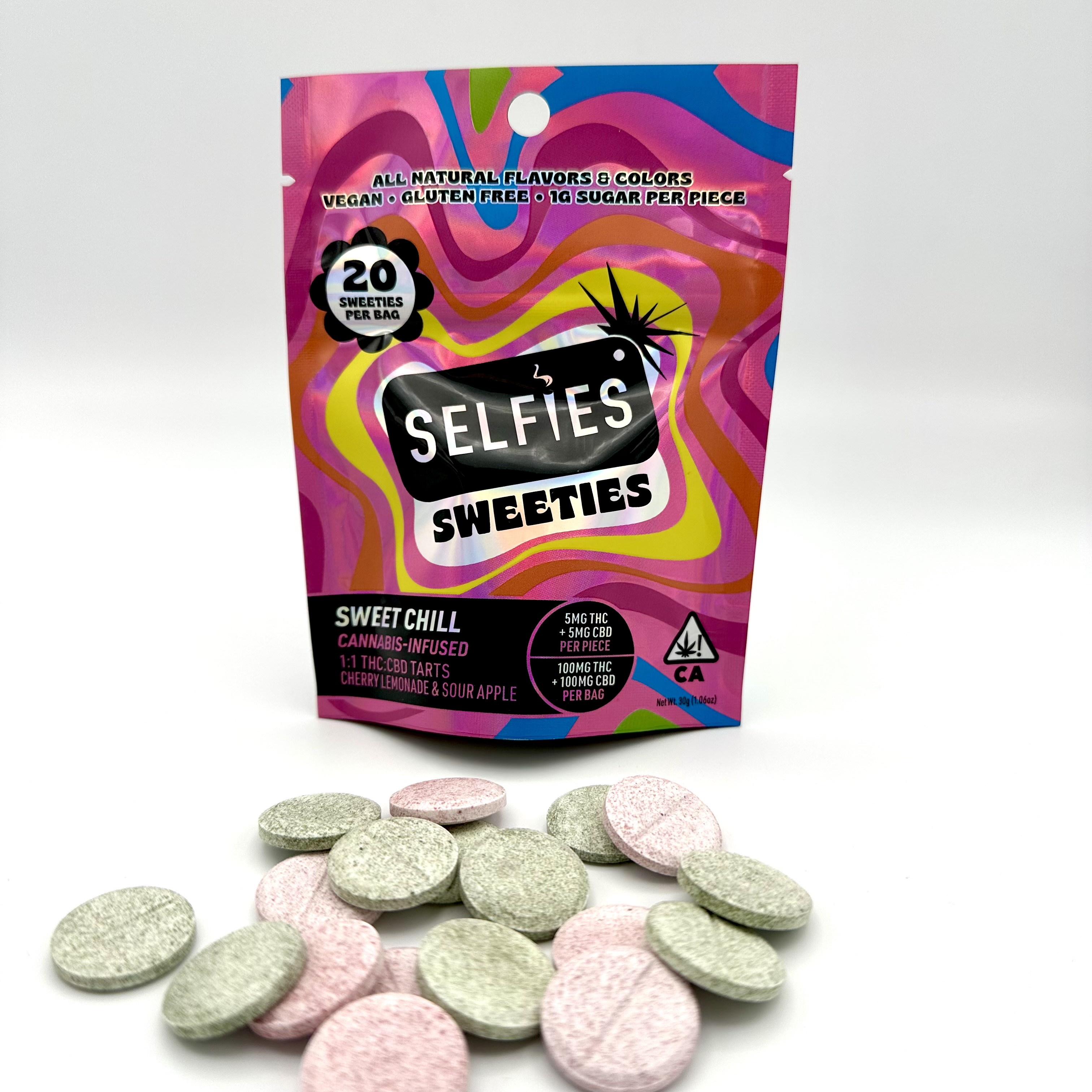 1:1 Sweet Chill [20pk] (100mg CBD/100mg THC)