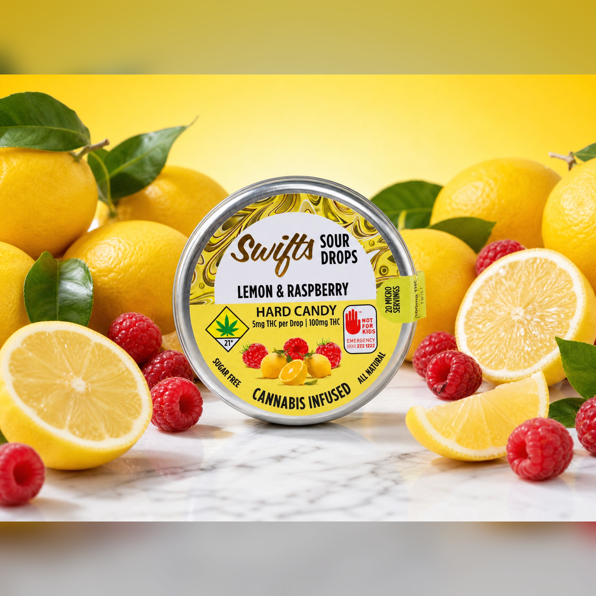 Lemon Raspberry [20pk] (100mg)