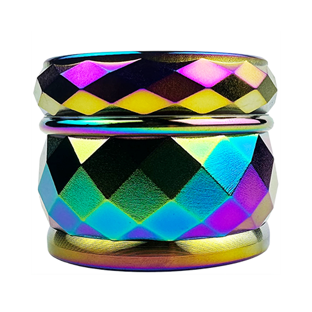 4 Piece Zinc 60mm Iridescent Diamond