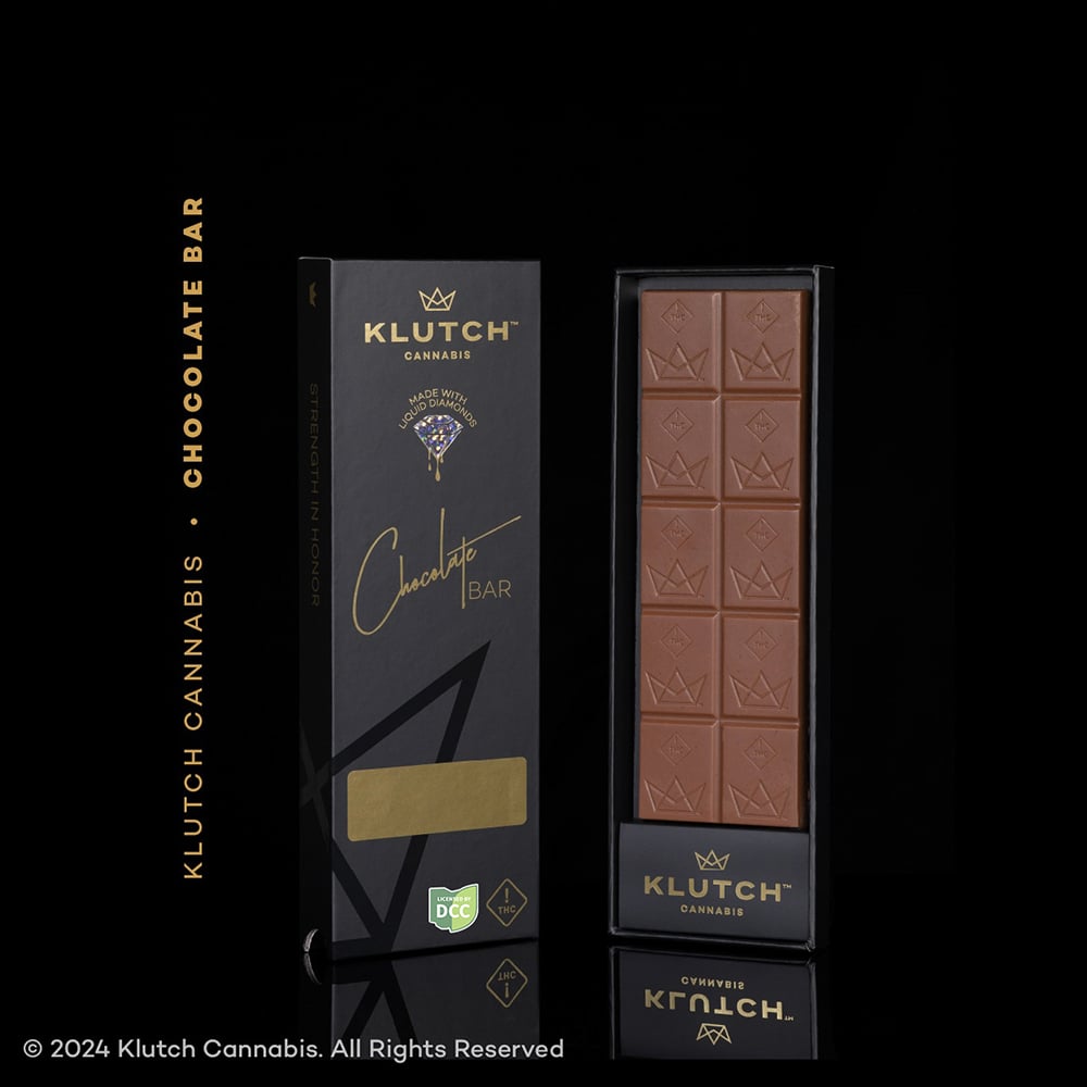 Klutch - Pretzel Klutchbar - Liquid Diamonds Infused - Liquid Diamonds Infused Milk Chocolate - 100mg - 10pk