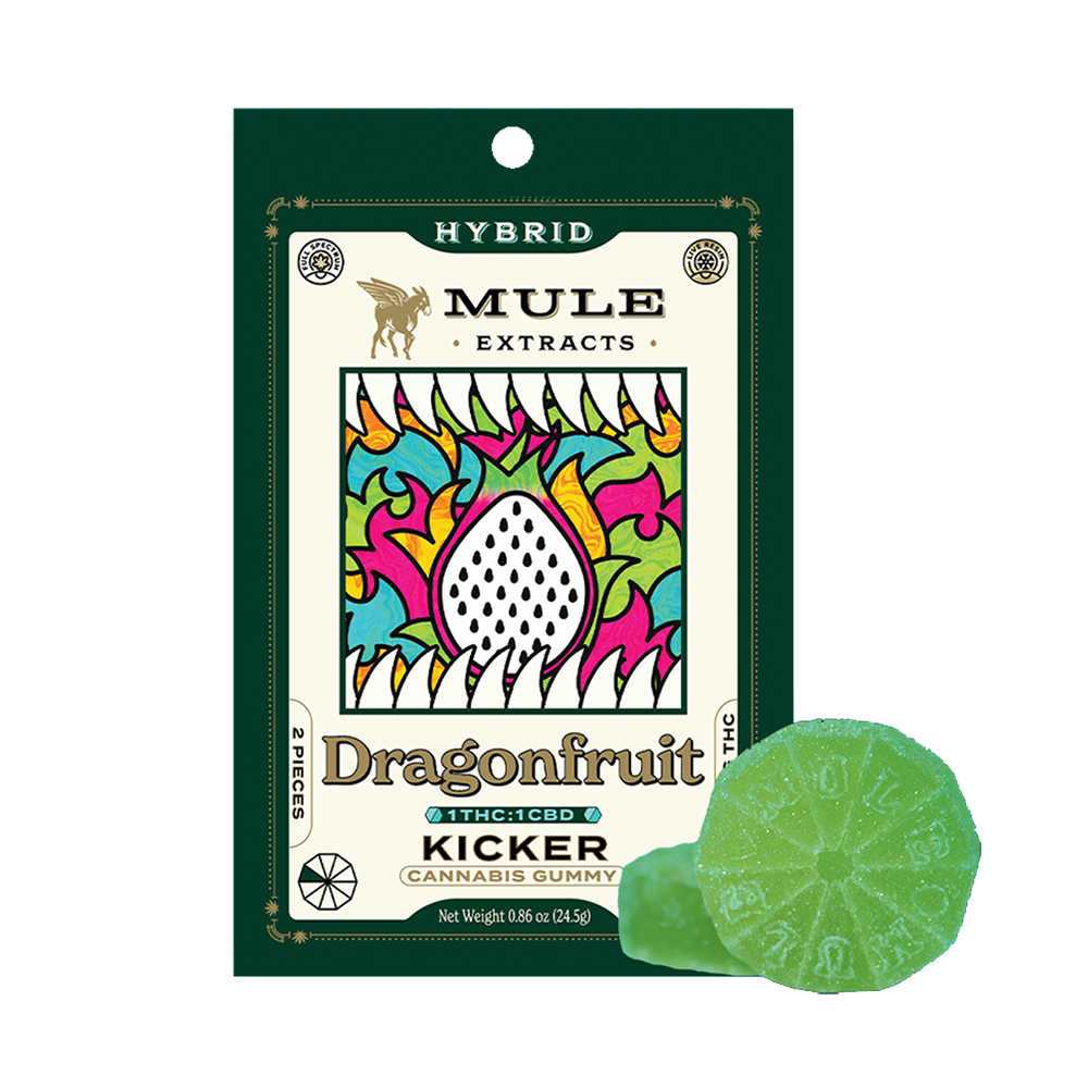 1:1 Dragon Fruit (100mg CBD/100mg THC)