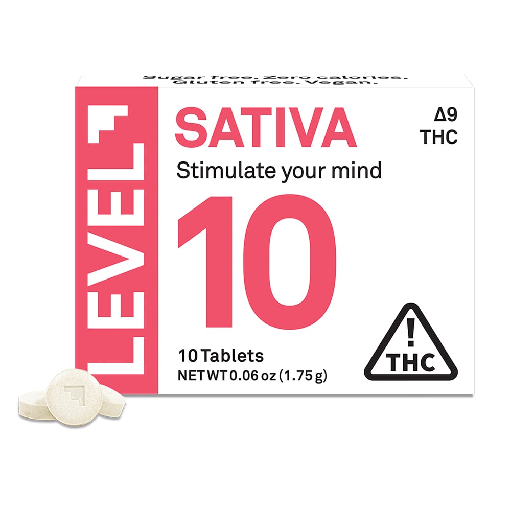 LEVEL 10 Sativa [10pk] (100mg delta-9 THC)