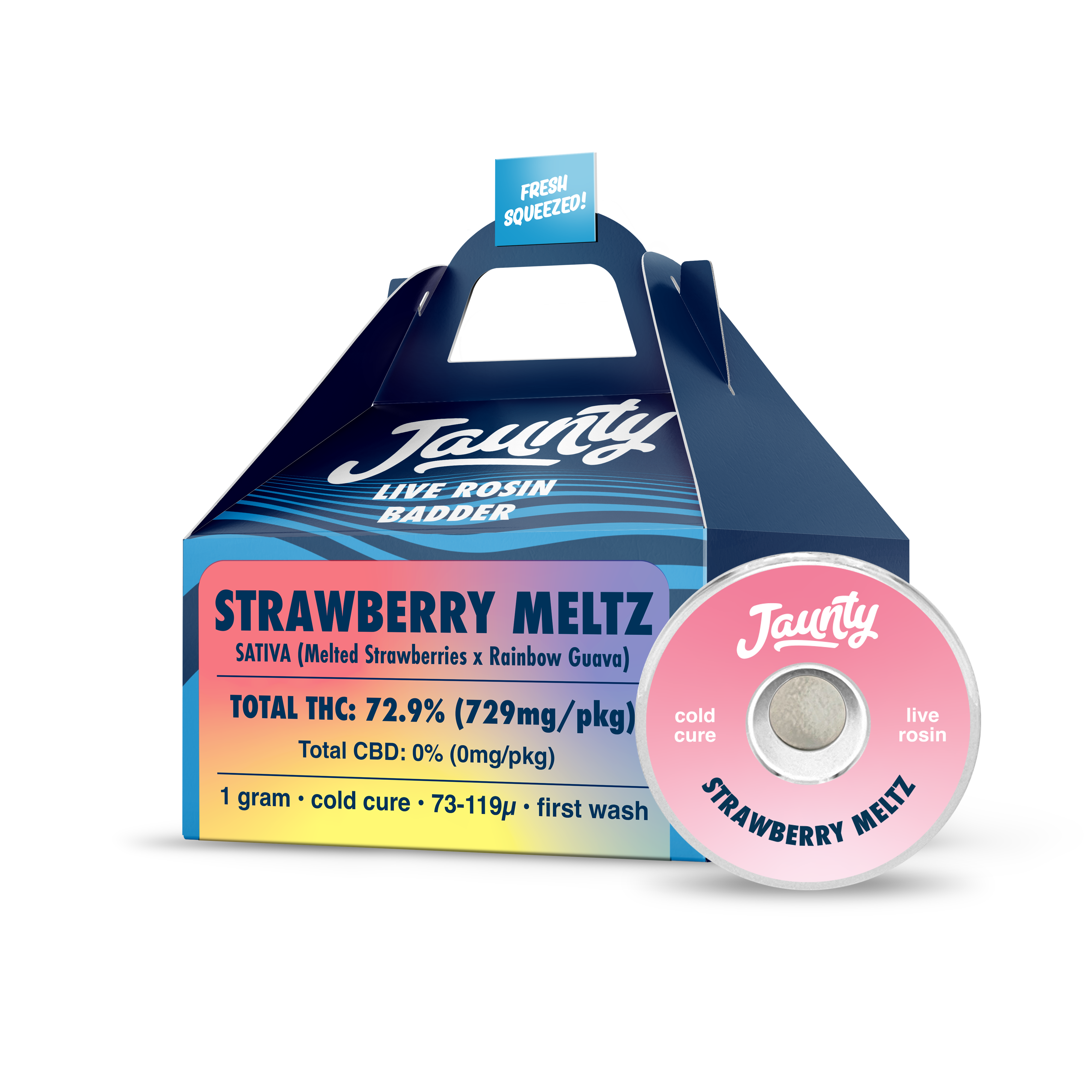 Strawberry Meltz | Cold Cure | Live Rosin | 1g