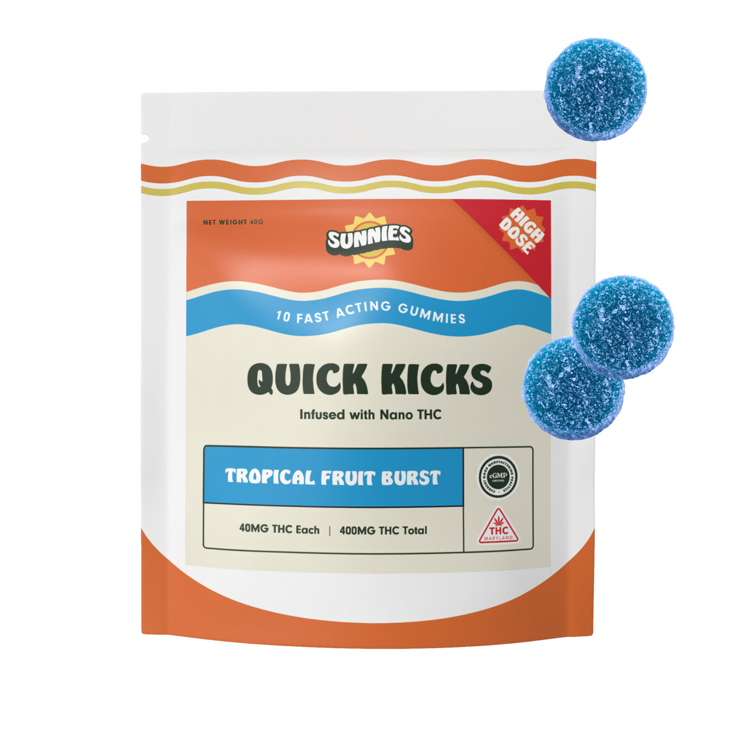 Tropical Fruit Burst [10pk] (400mg)