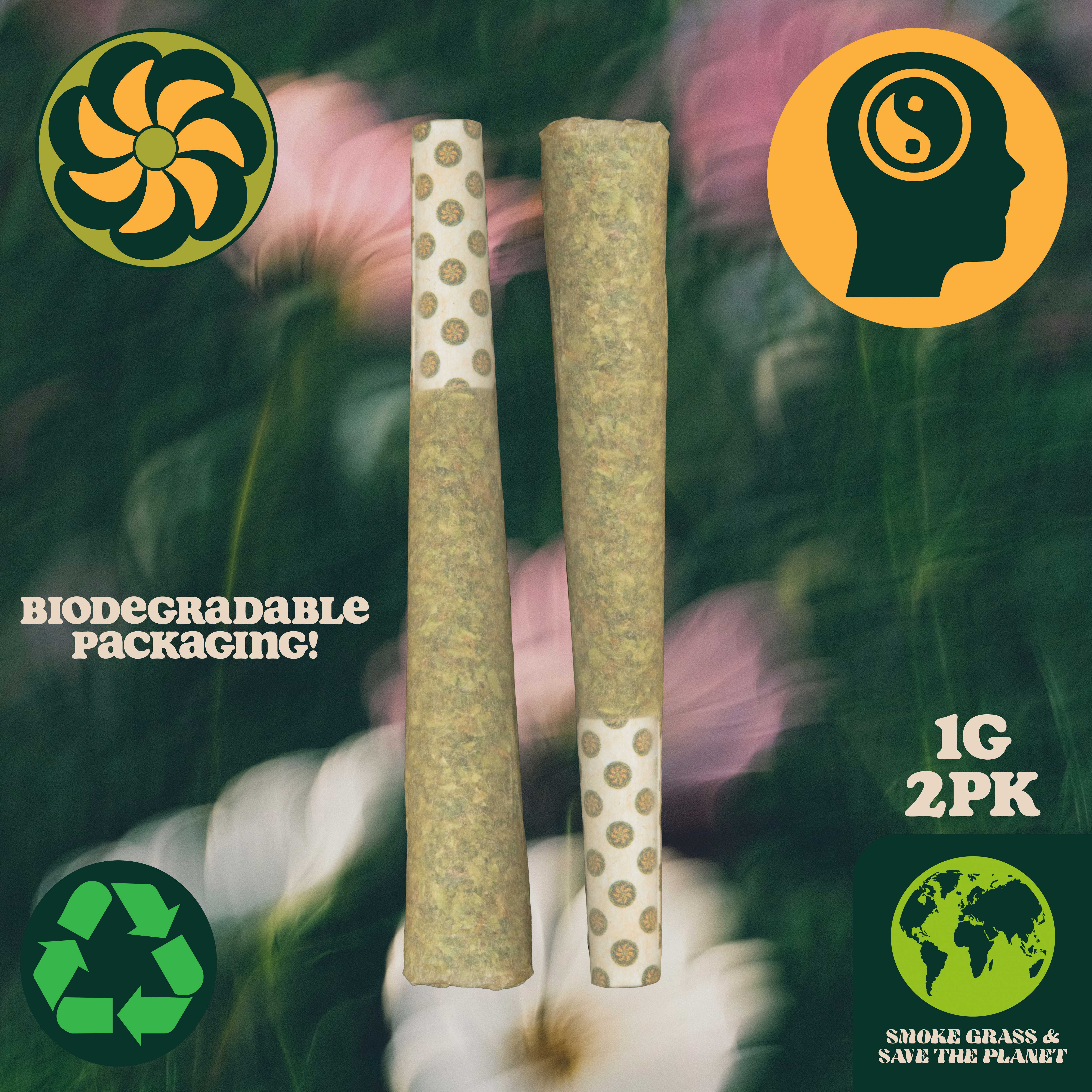 Flow State - Cinnamon Toast Rntz (H) 0.5g Pre-Roll 2pk (1g) C0040002210