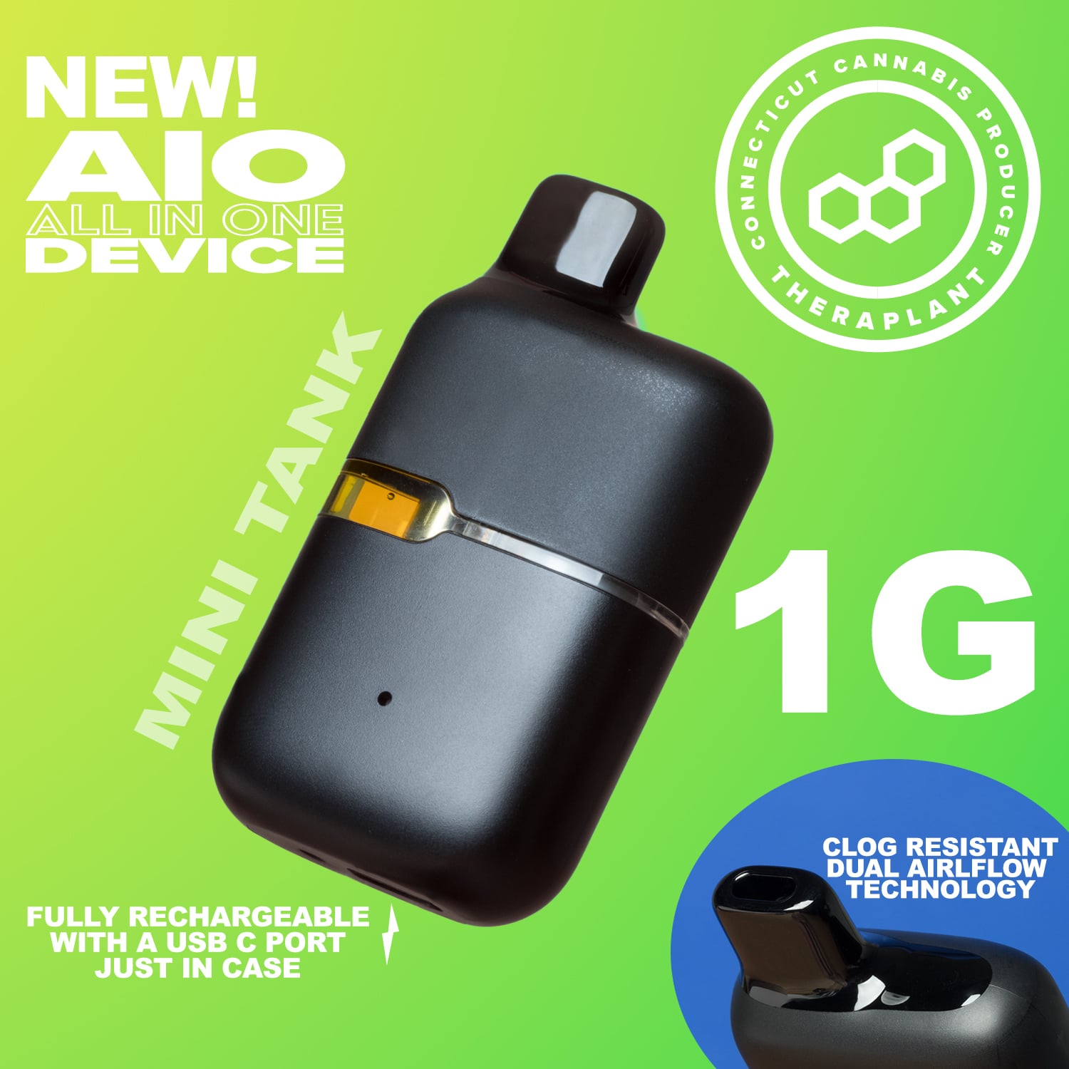 TP Permanent Patty 88.60% H 01733 Mini Tank Disposable 1g