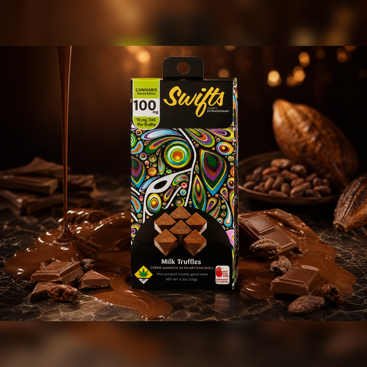 Milk Chocolate - Indica [10pk] (100mg)