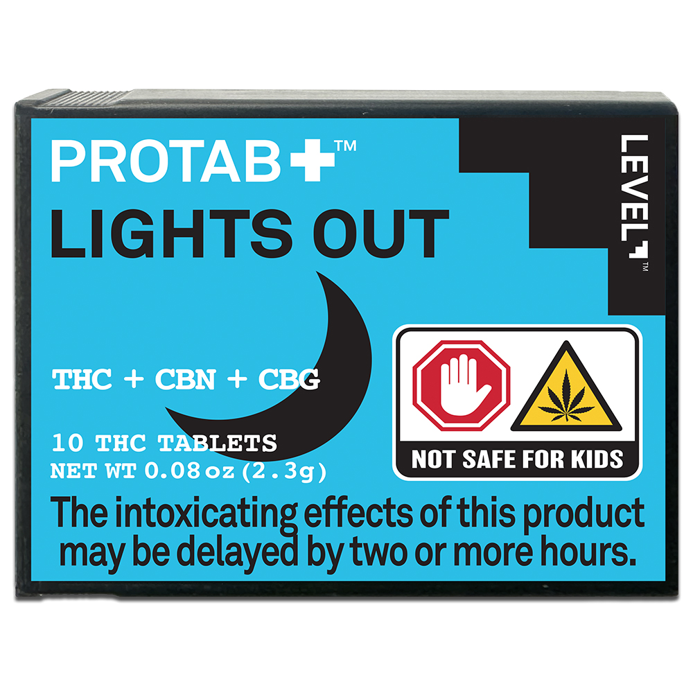 PROTAB+ LIGHTS OUT [10pk] (100mg THC/50mg CBN/30mg CBG)