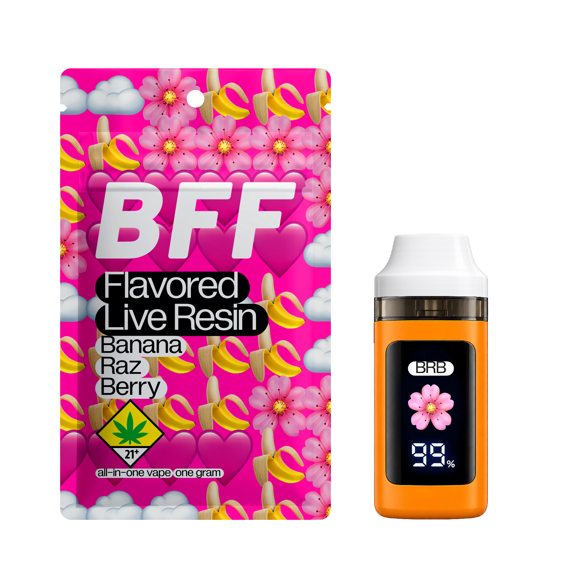 Banana Raz Berry (BRB) [1000mg]