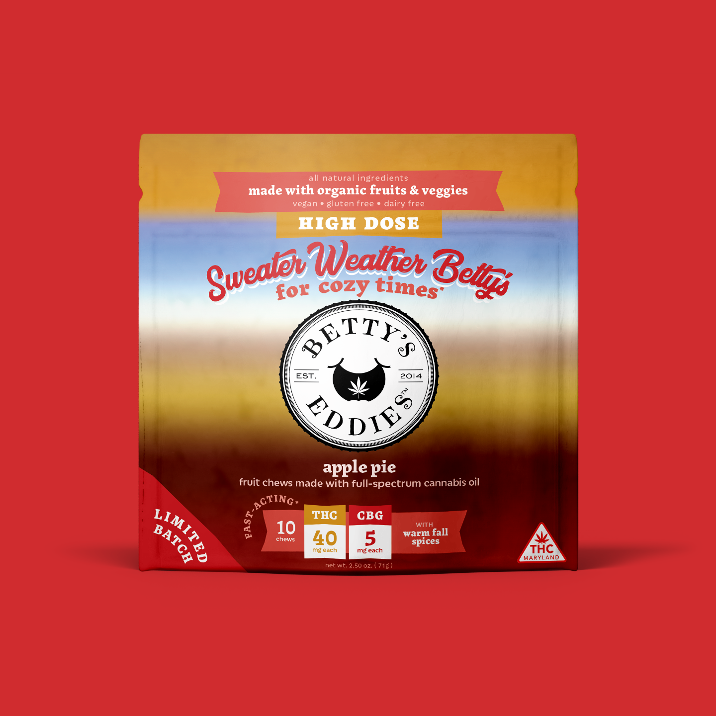 Sweater Weather - Apple Pie [10pk] (400mg THC/50mg CBG)