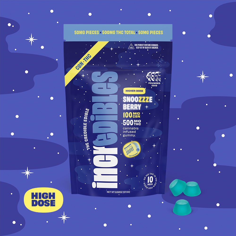 5:1 Snoozzzeberry + CBN High Dose [10pk] (500mg THC/100mg CBN)