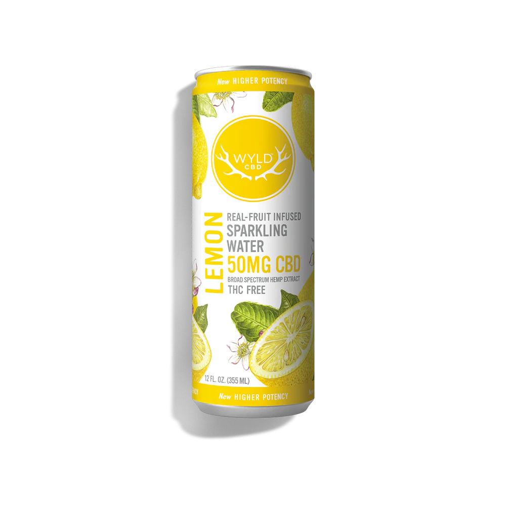 50mg Lemon CBD Sparkling Water
