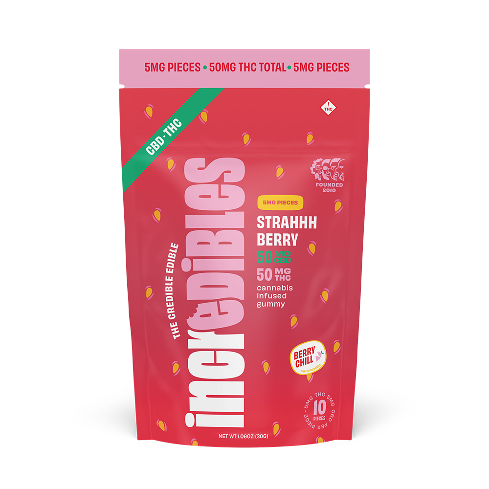 incredibles -Strahhhberry + CBD 1:1 - Gummies - 200mg