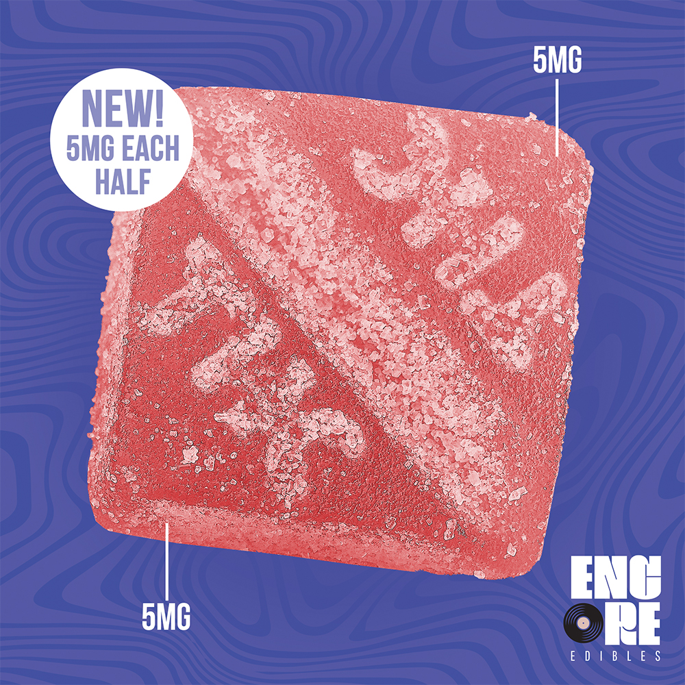 Encore Pomegranate Punch CBN:THC Gummies CBN47.4mg T92mg I 26879