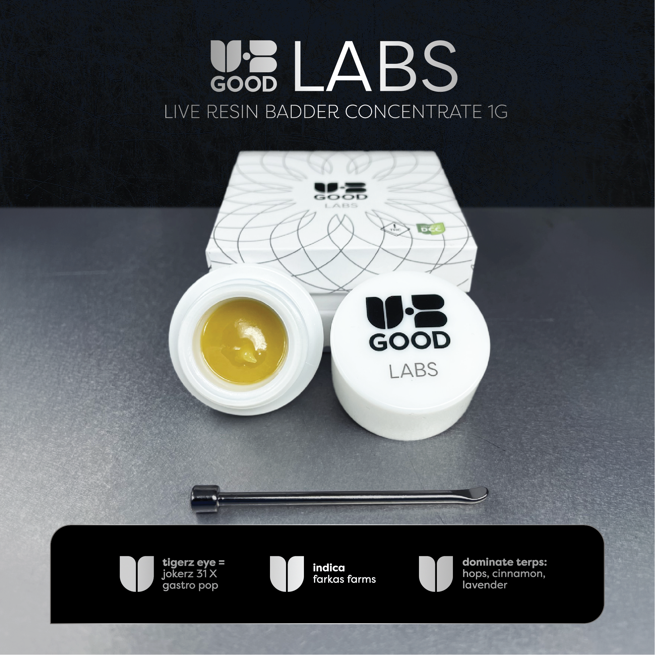 TIGERZ EYE - LIVE RESIN BADDER - [1G] - INDICA