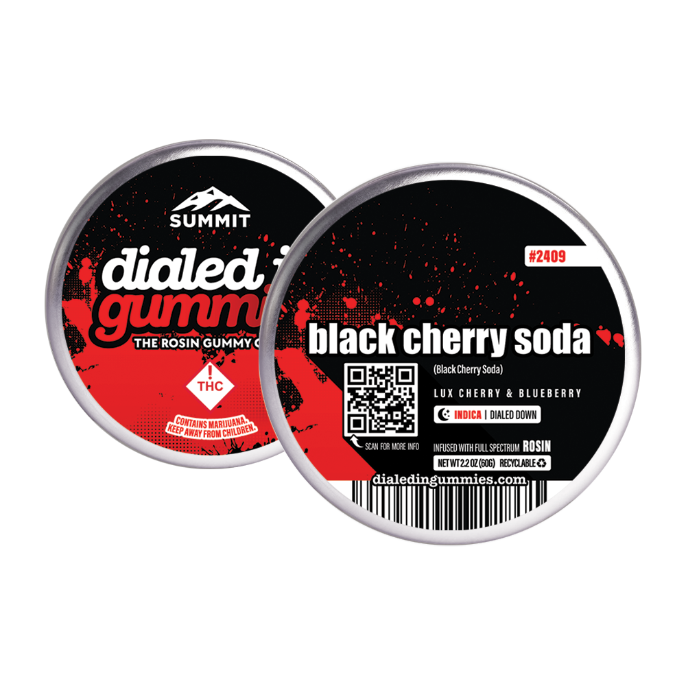100mg - Black Cherry Soda #2409 - Rosin Gummies (10pk)