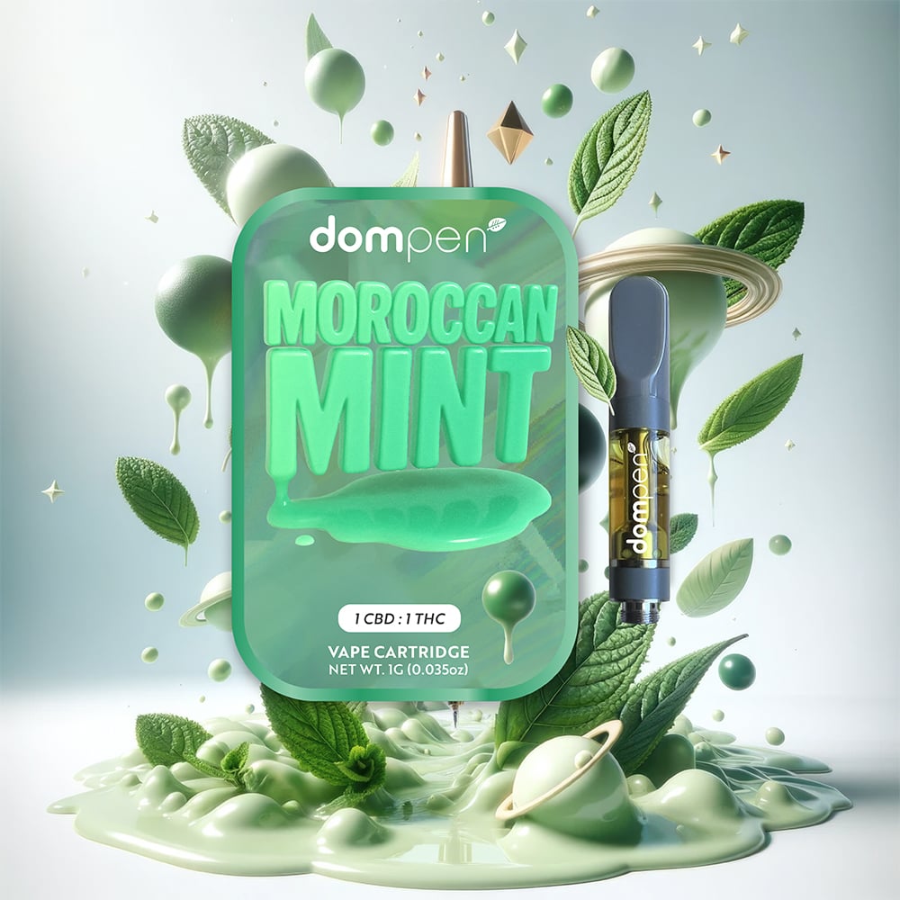 Moroccan Mint 1 to 1 Cartridge (1g) Moroccan Mint 1 to 1 Cartridge (1g)