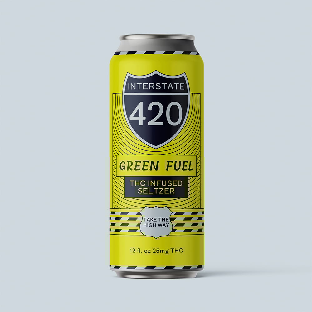 Green Fuel Seltzer [12 fl. oz] (25mg)