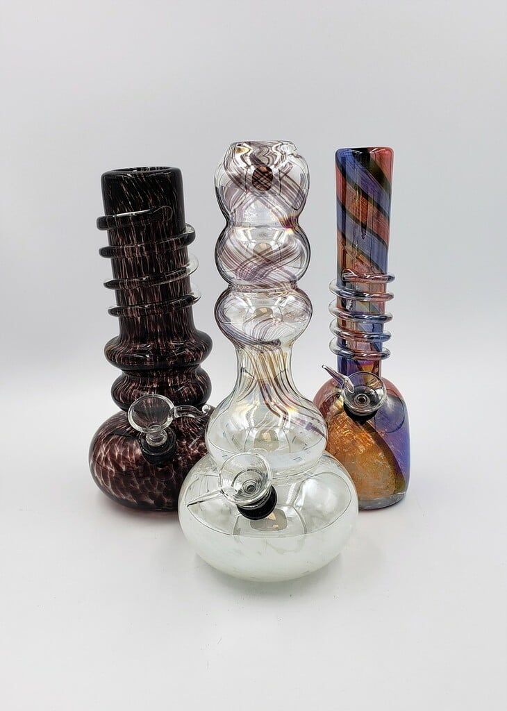 8″ Soft Glass Water Pipe