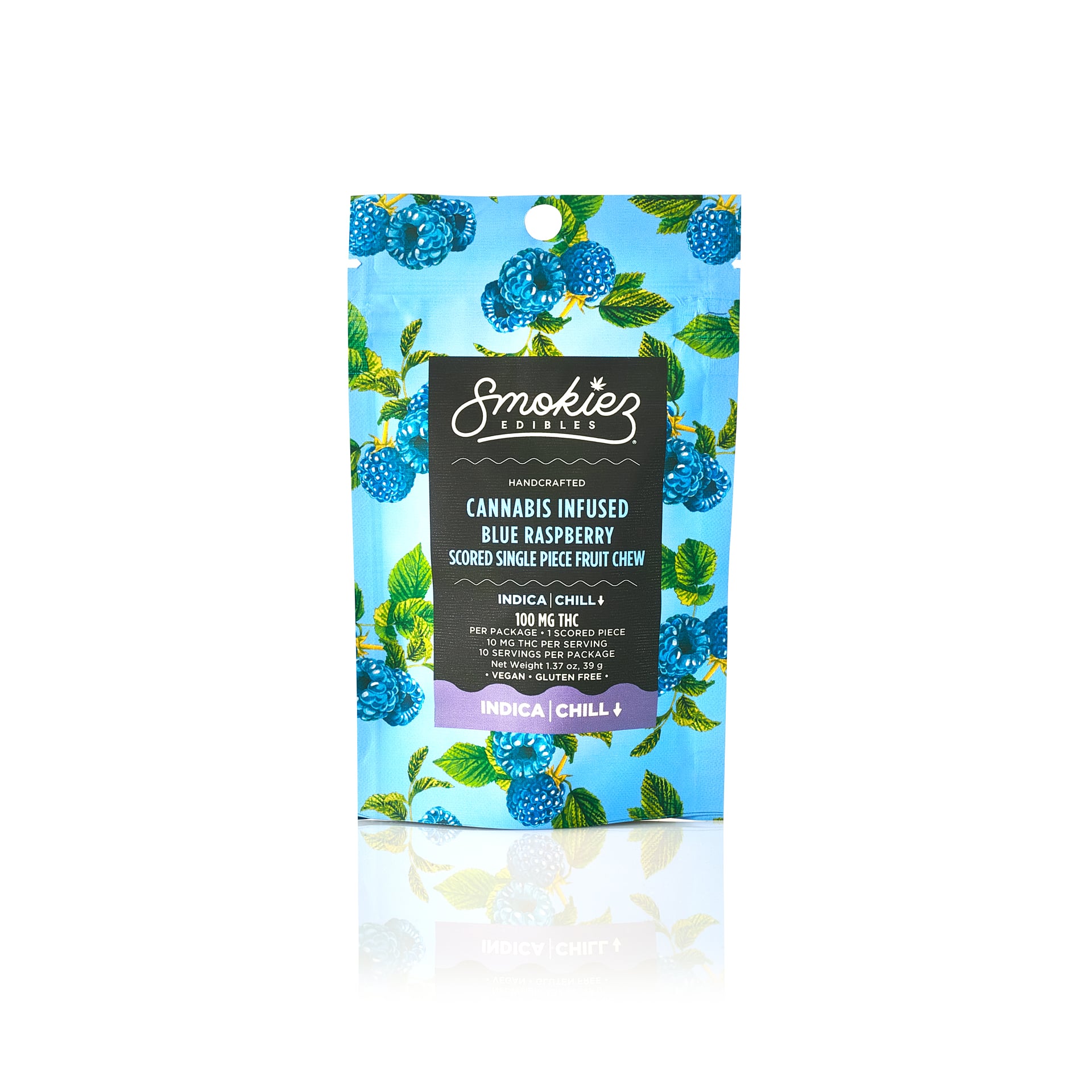 Blue Raspberry - Indica [1pk] (100mg)