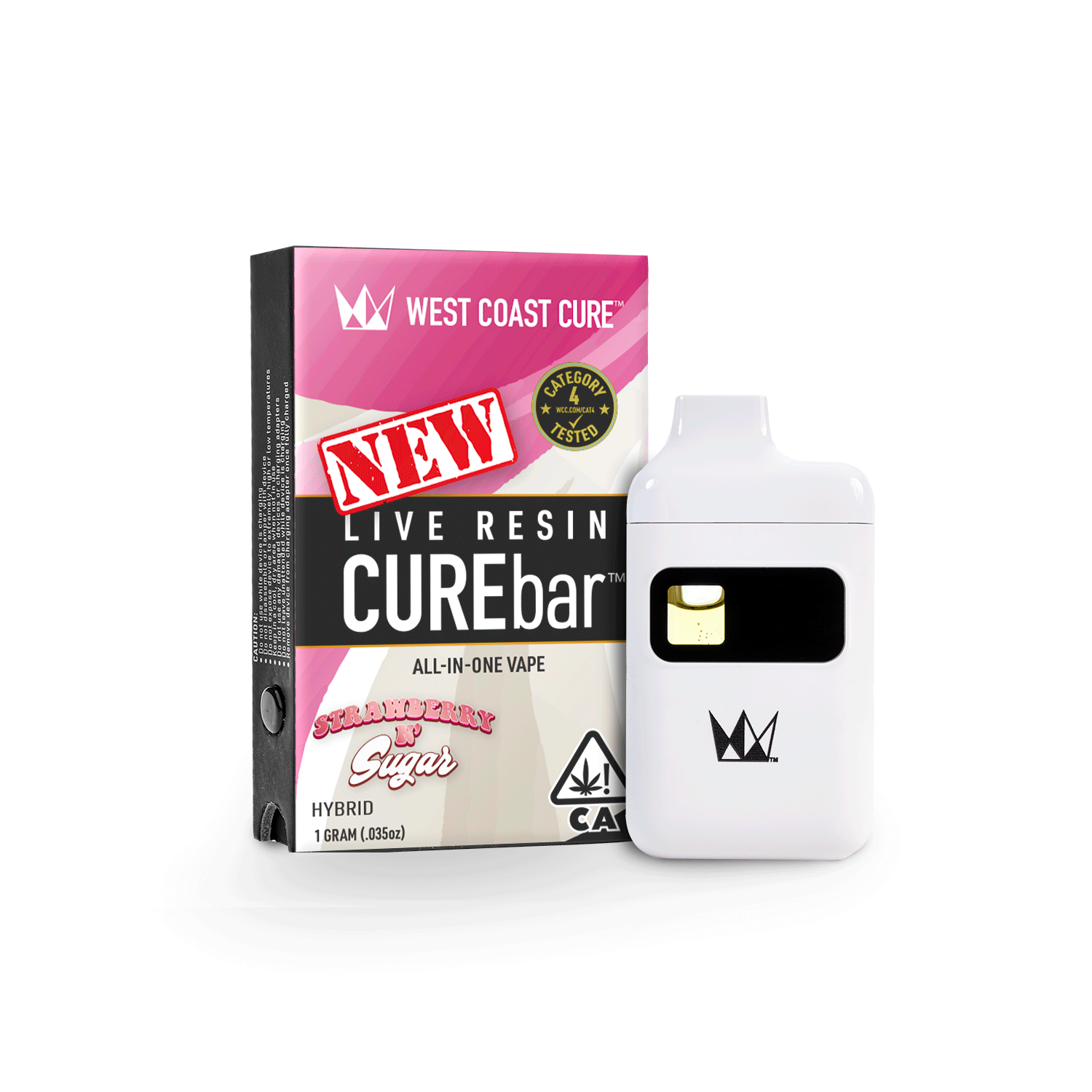 Strawberry n' Sugar Live Resin CUREbar All-In-One - 1g