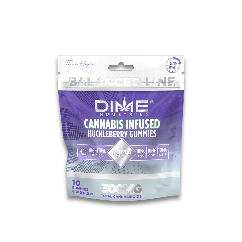 1:1:1 Balanced Line Huckleberry CBN Gummies 10ct 1:1:1 Balanced Line Huckleberry CBN Gummies 10ct