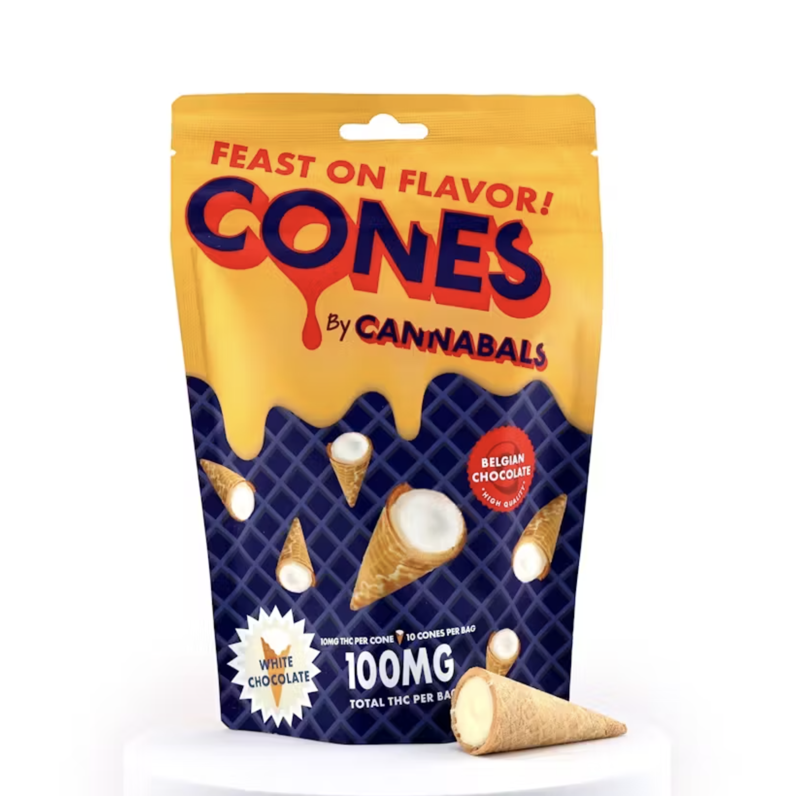 White Chocolate Cones