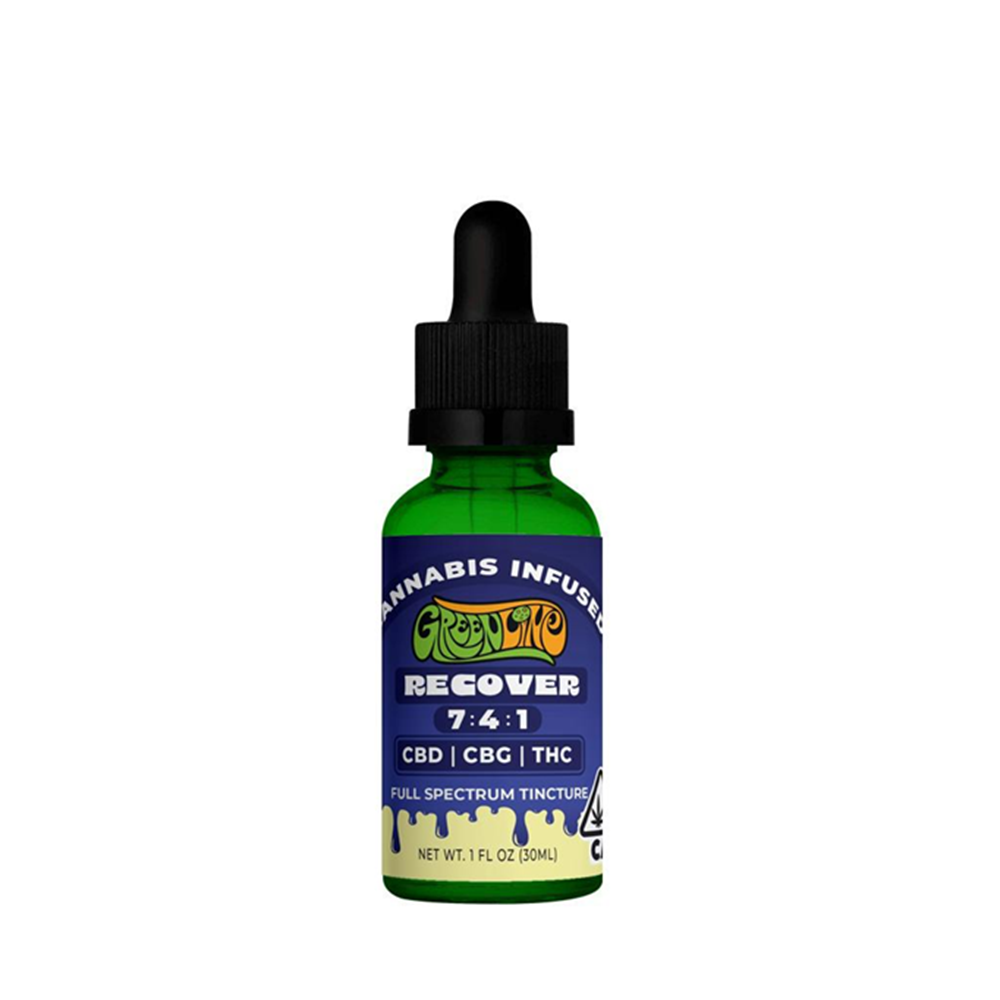 Full Spectrum RSO Recover Tincture 7:4:1 – 455mg CBD:260mg CBG:65mg THC