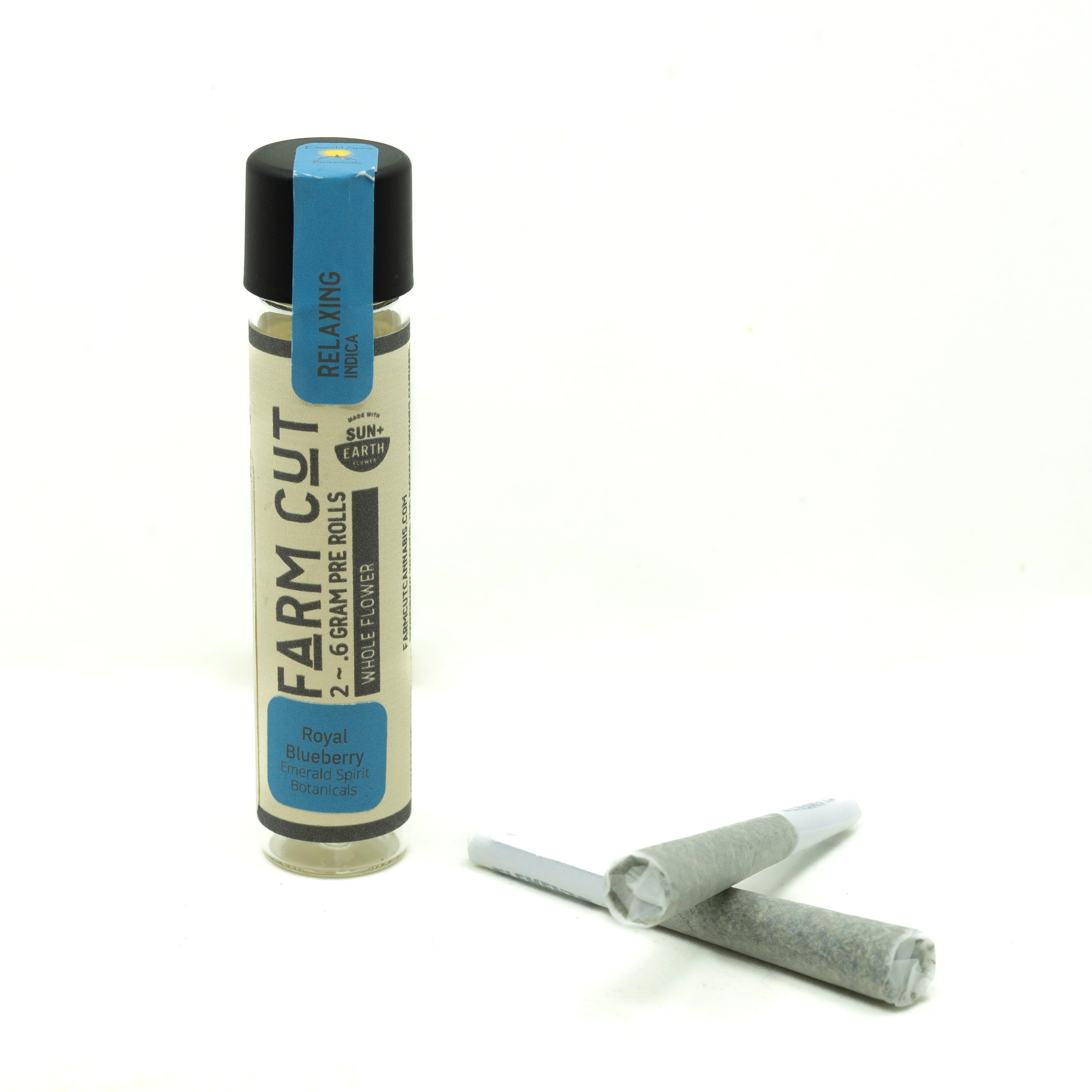 1:1 Royal Blueberry Pre-roll by Emerald Spirit Botanicals [.6g]