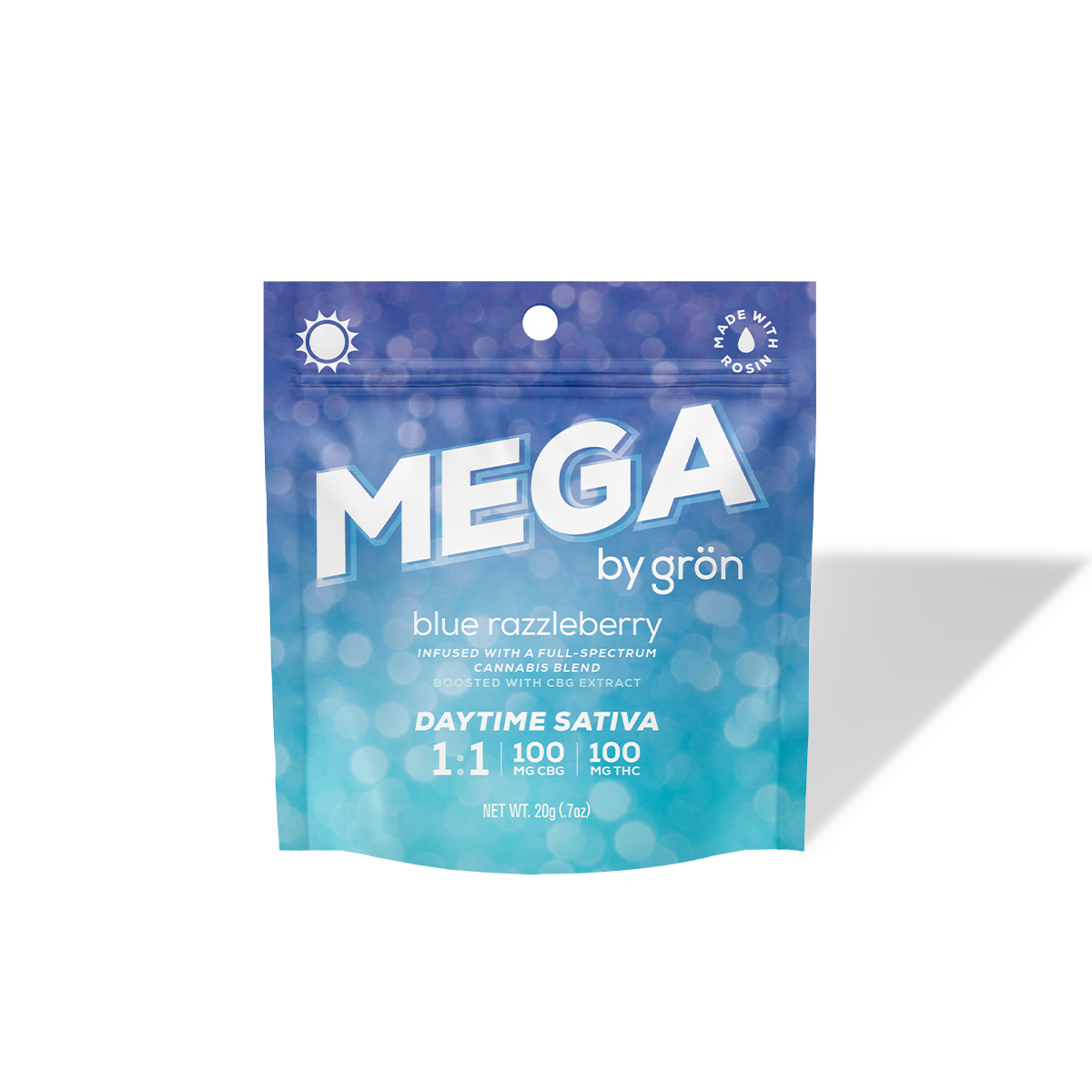 Blue Razzleberry Mega Pearl /100mgcbg
